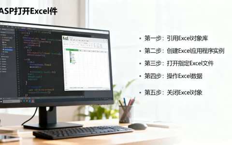 ASP打开Excel文件有哪些方法，步骤是什么？