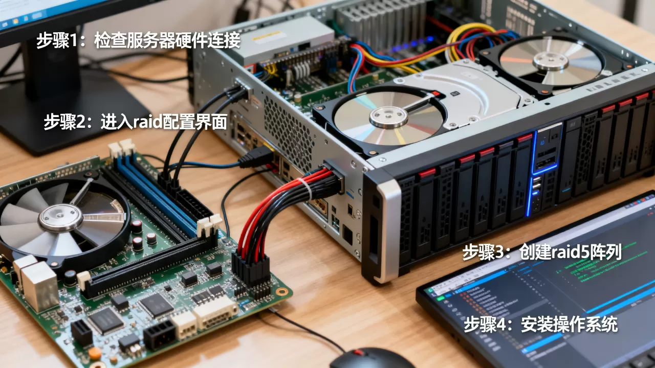 服务器做raid5装系统怎么操作，步骤有哪些？