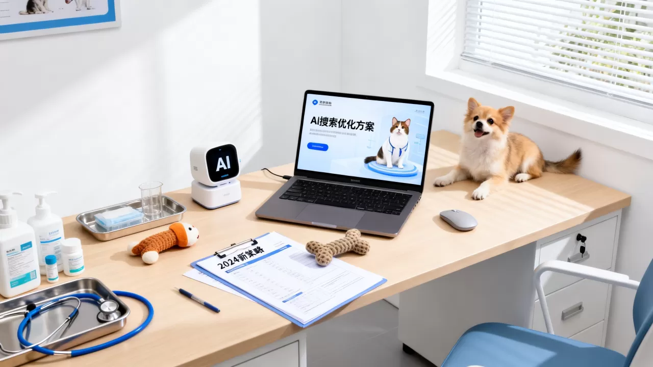 宠物医院AI搜索优化今年新方案有哪些？，怎么操作
