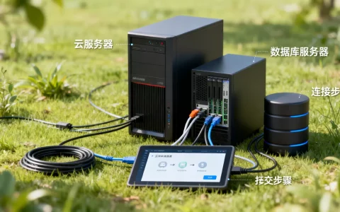 如何访问云服务器中的数据库服务器，怎么连接？