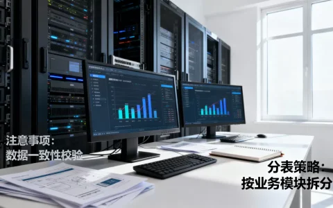 如何实现分居分表数据库扩容？，有哪些注意事项？