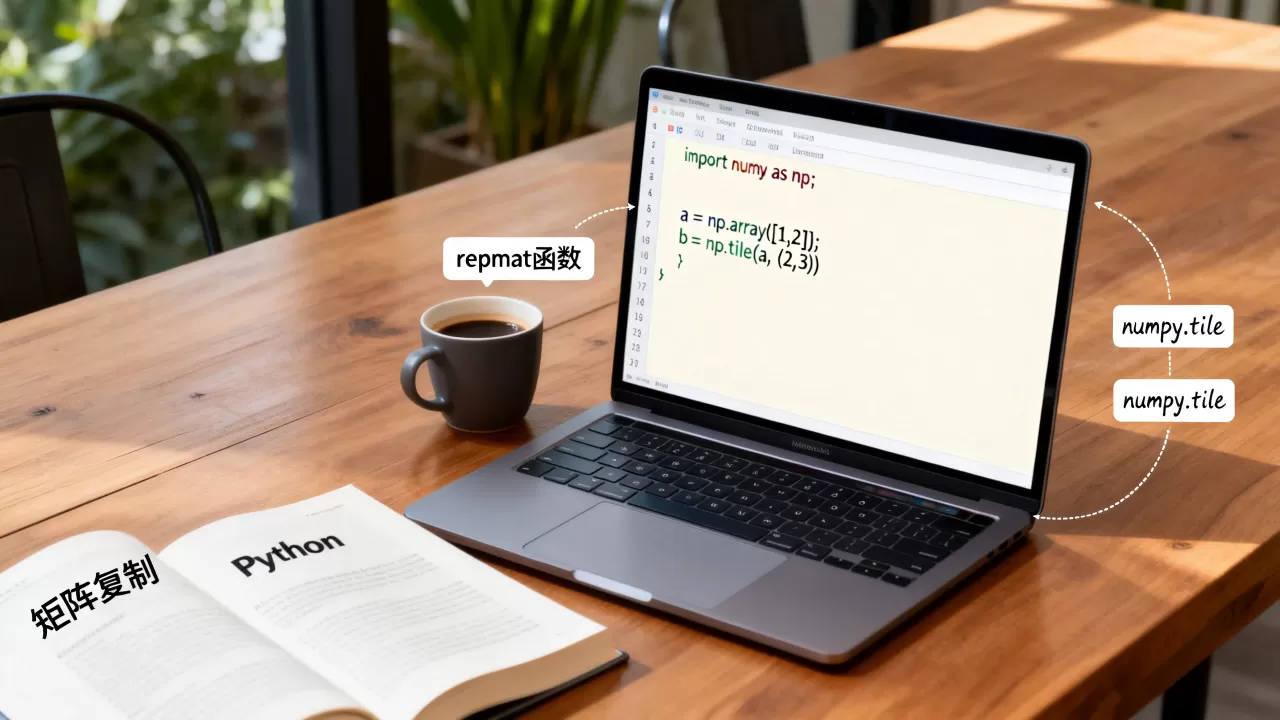 python repmat怎么用？，python矩阵复制？