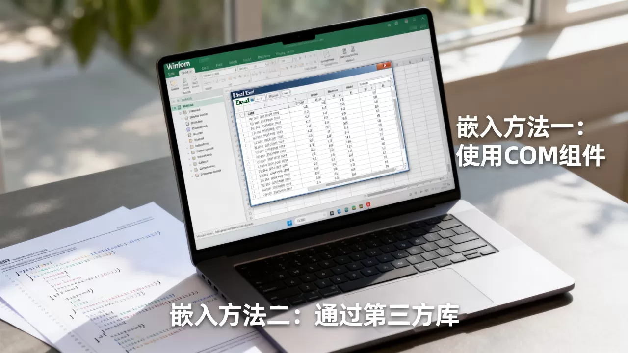 Winform如何嵌入Excel，有哪些方法？