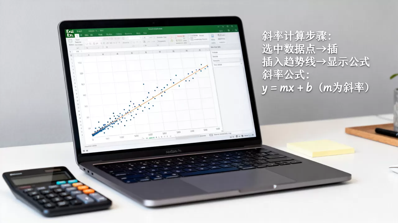 Excel图表斜率怎么计算？,斜率公式是什么
