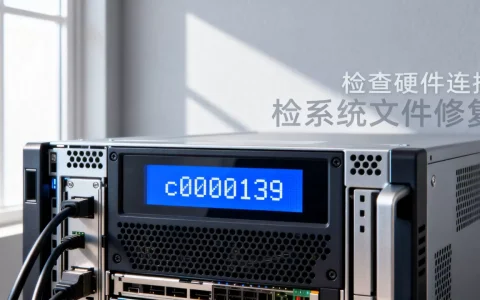 服务器蓝屏c0000139怎么解决，原因是什么
