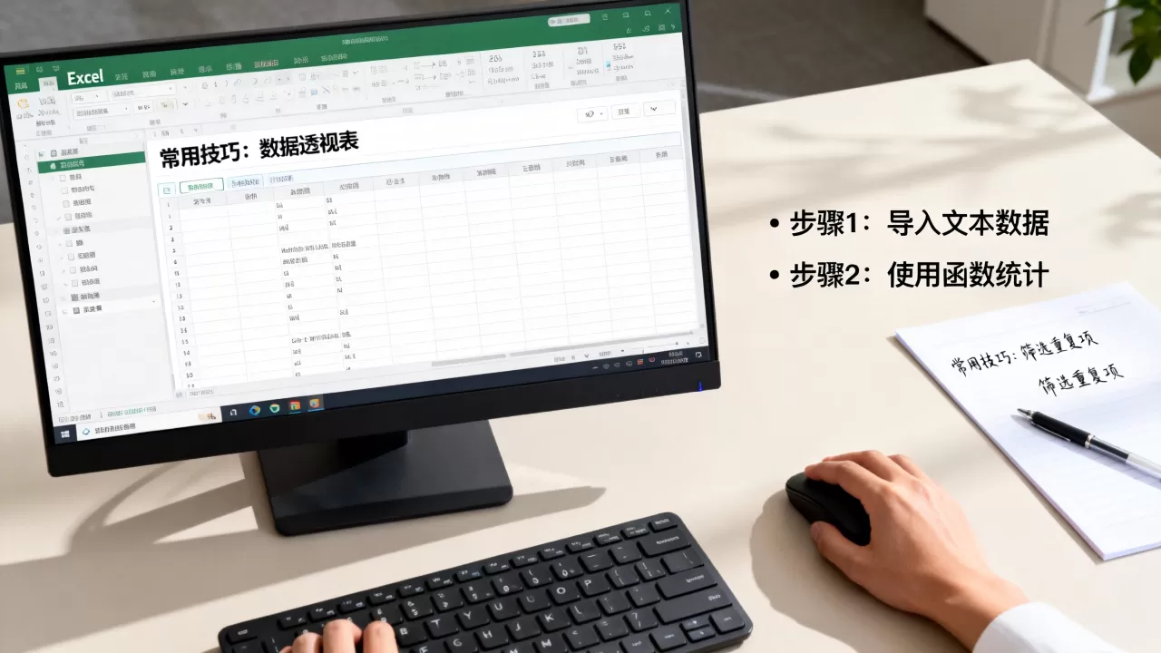 如何用Excel进行词频统计？，有哪些常用技巧？