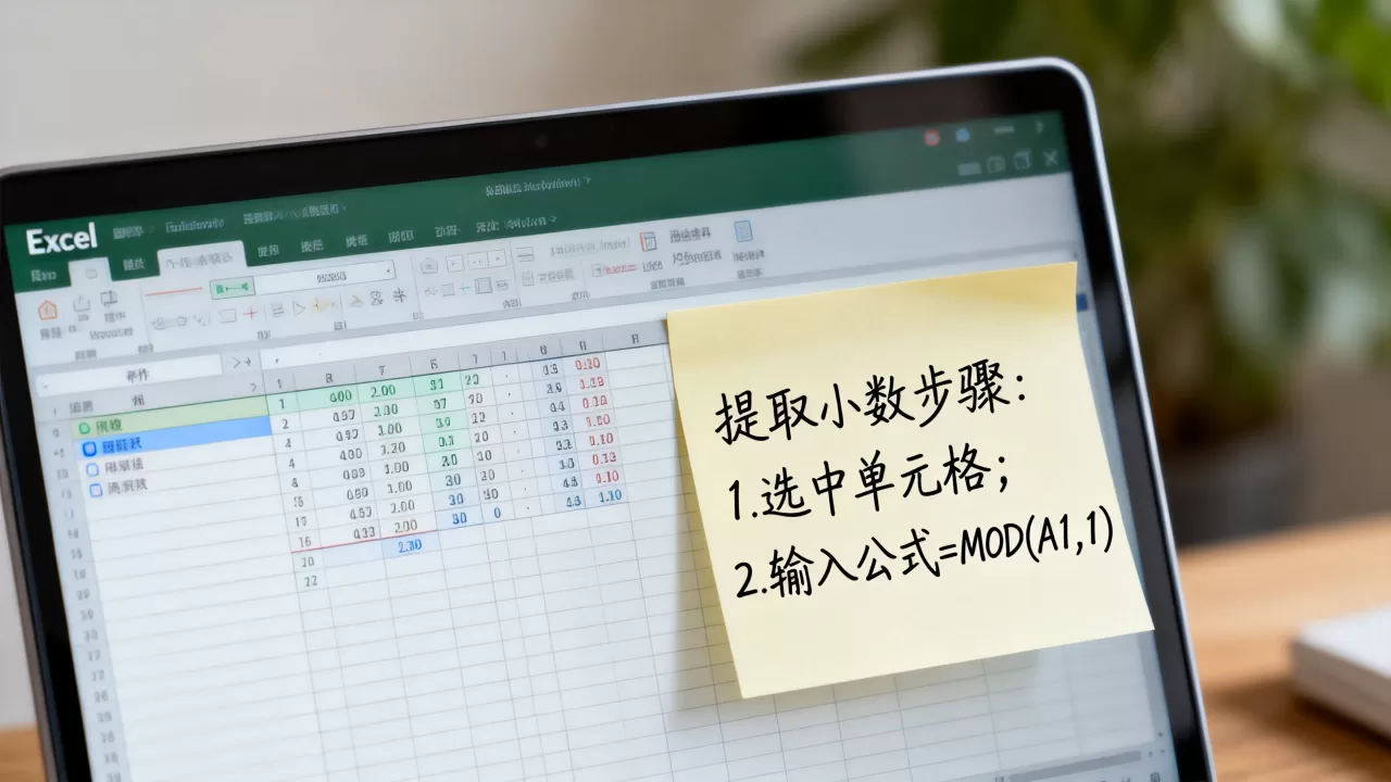 Excel提取小数怎么操作，方法是什么？