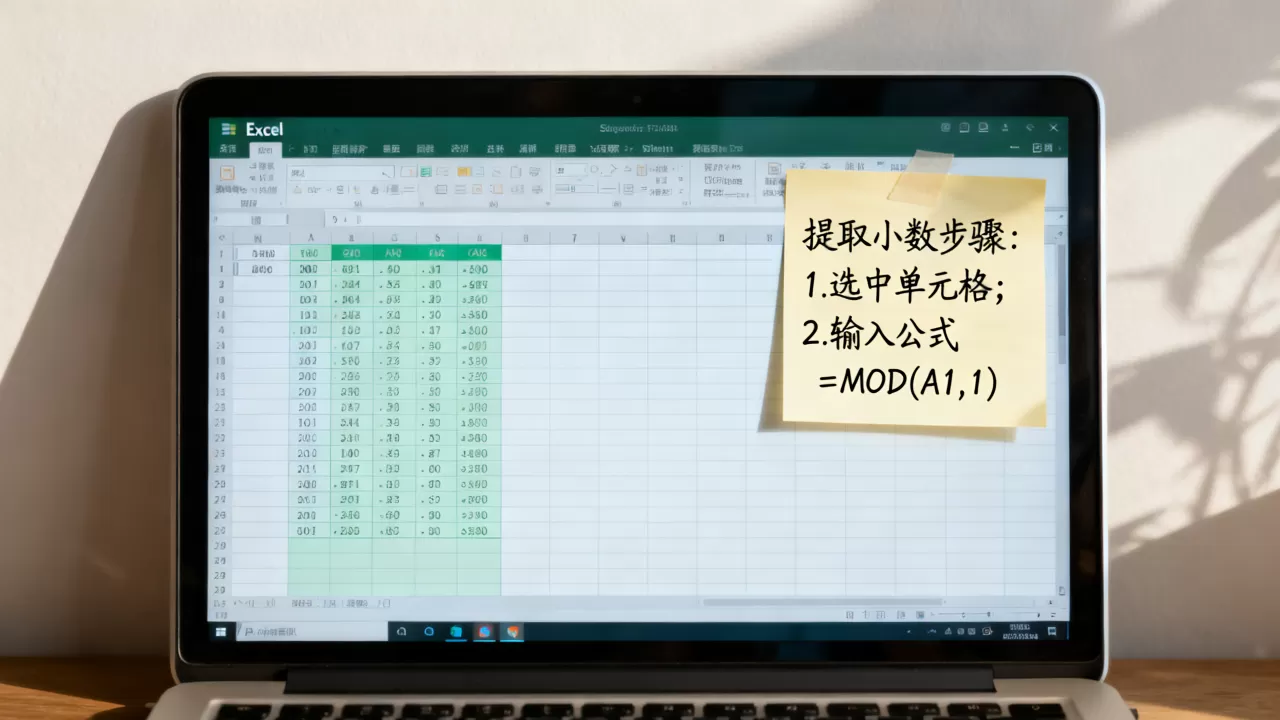 Excel提取小数怎么操作，方法是什么？