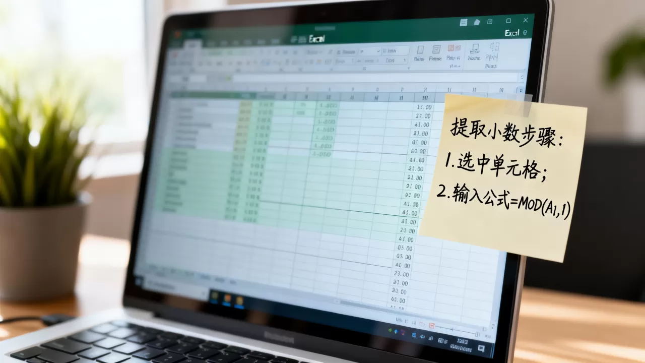 Excel提取小数怎么操作，方法是什么？