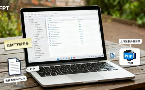 如何用FTP上传PHP网站？，具体步骤是什么