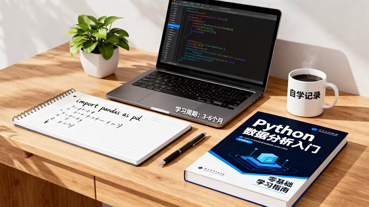 Python数据分析自学难吗？，零基础需要学习多久？