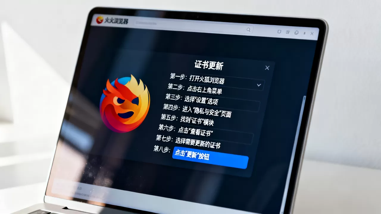 火狐浏览器证书更新具体步骤有哪些?,怎么操作 火狐浏览器证书更新具体步骤有哪些?,怎么操作