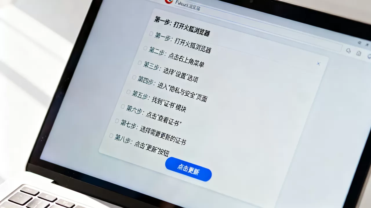 火狐浏览器证书更新具体步骤有哪些?,怎么操作 火狐浏览器证书更新具体步骤有哪些?,怎么操作