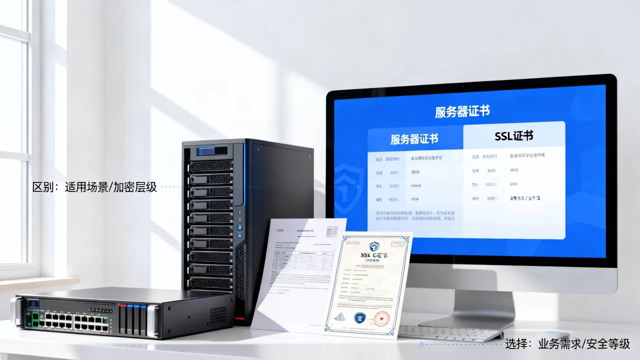 服务器证书和SSL证书有什么区别,如何选择? 服务器证书和SSL证书有什么区别,如何选择?