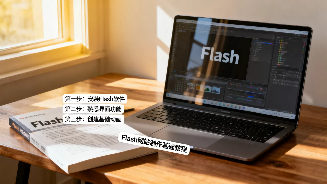 flash网站制作教程有哪些，零基础怎么学？