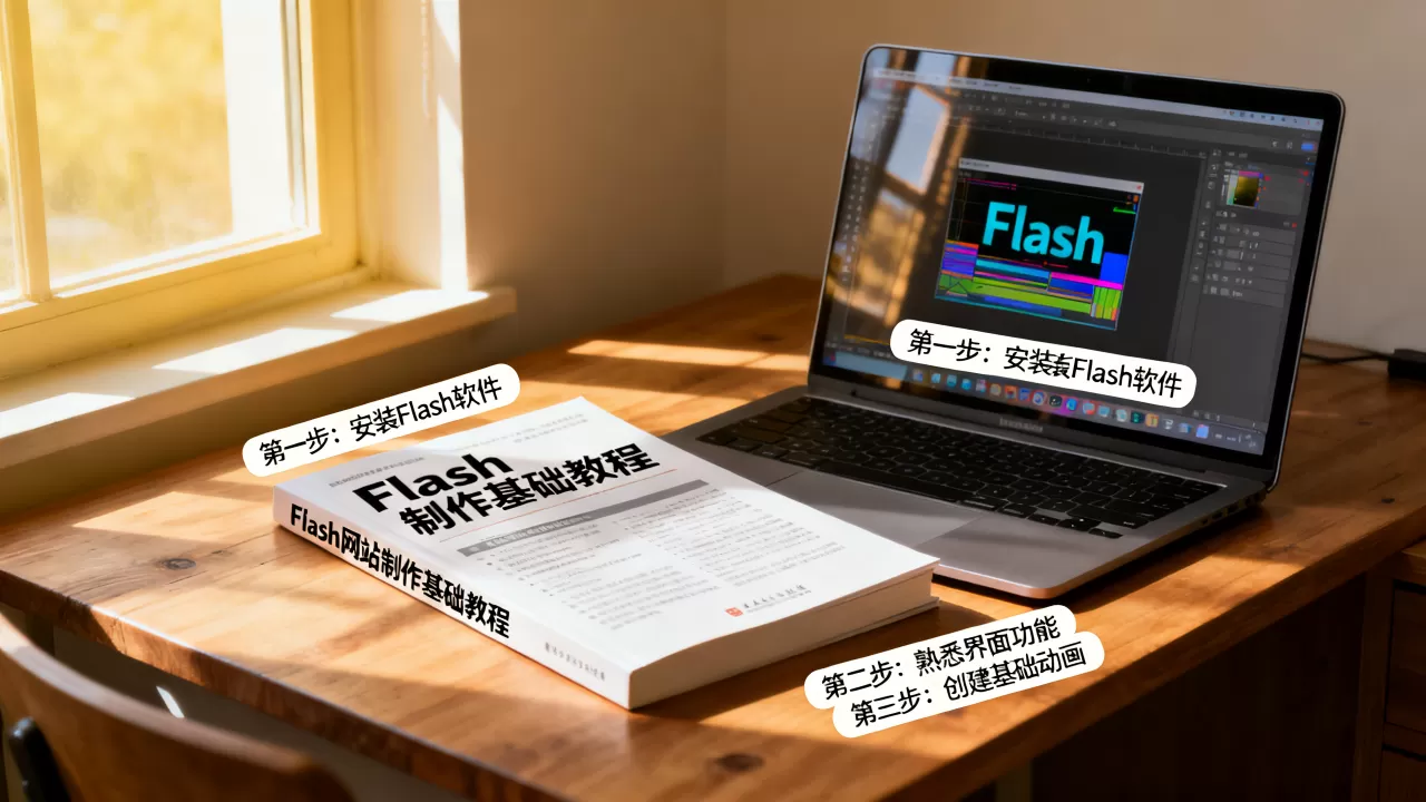 flash网站制作教程有哪些，零基础怎么学？
