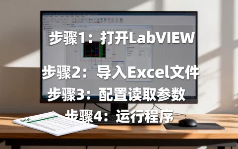 labview如何读取excel？,具体步骤是什么？