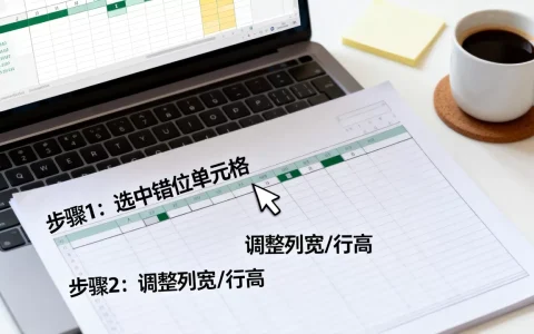 Excel表格错位了怎么办，怎么解决？