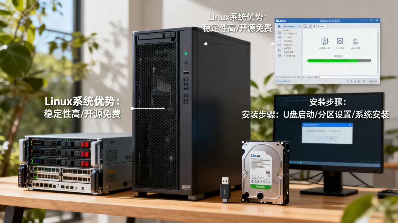 服务器Linux系统有什么优势，Linux服务器怎么安装