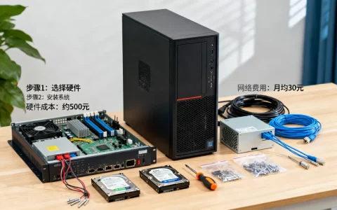 新手如何搭建服务器，自己搭建服务器需要多少钱？