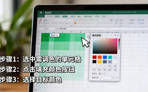 Excel调颜色怎么操作，有什么简单实用的技巧？