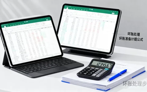 Excel坏账怎么处理，坏账准备计提公式是什么？