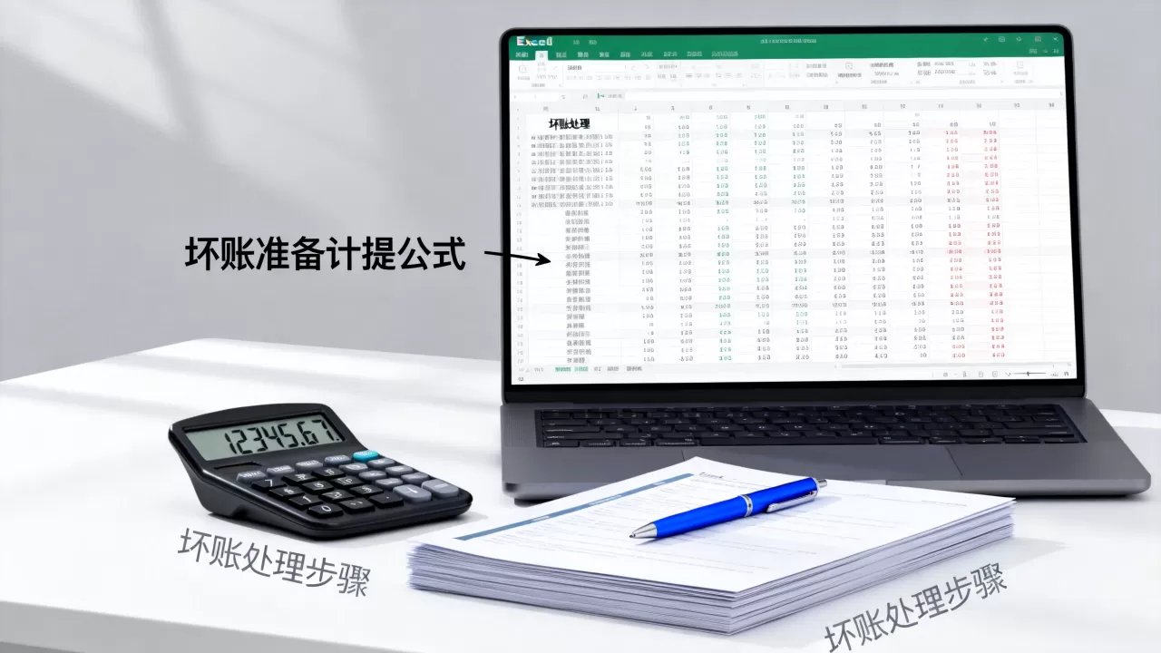 Excel坏账怎么处理，坏账准备计提公式是什么？