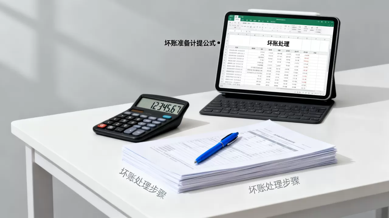 Excel坏账怎么处理，坏账准备计提公式是什么？