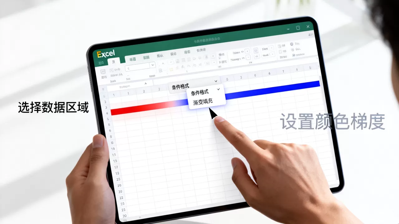 Excel中的梯度具体是什么,怎么设置? Excel中的梯度具体是什么,怎么设置?