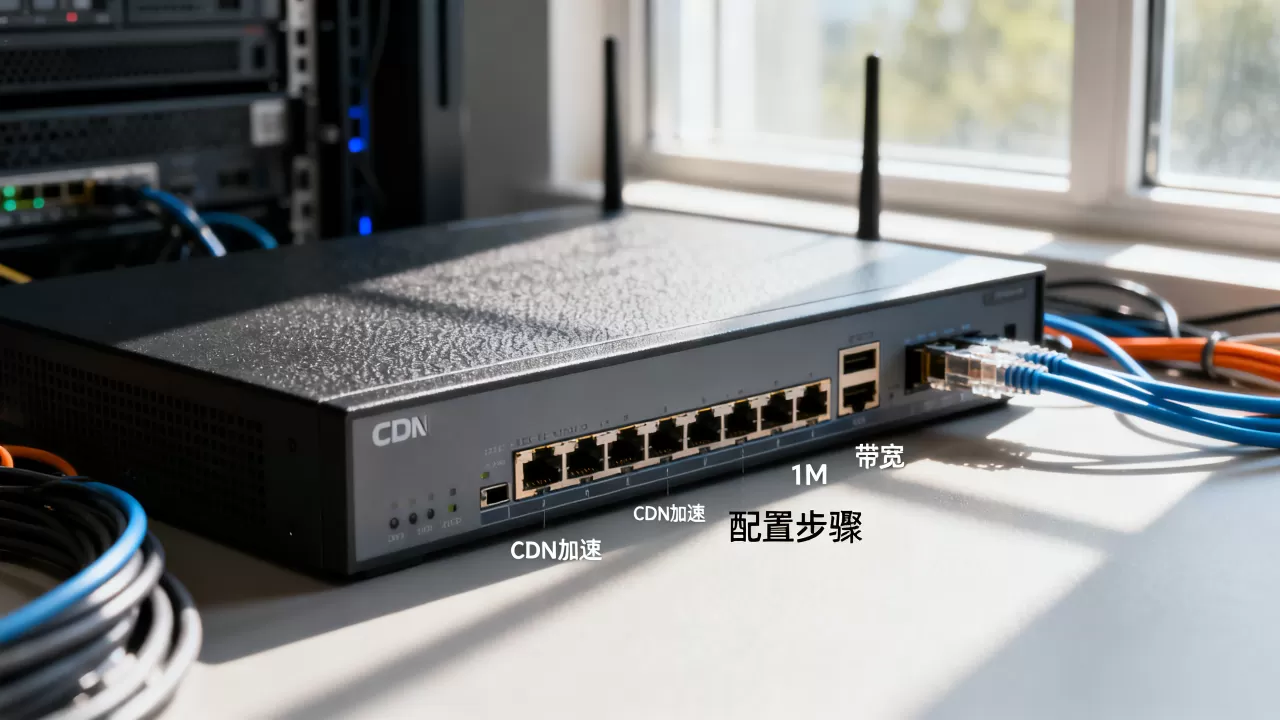 服务器只有1M带宽套CDN能加速吗，怎么设置？