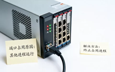 服务器8080端口被占用怎么解决，原因是什么？