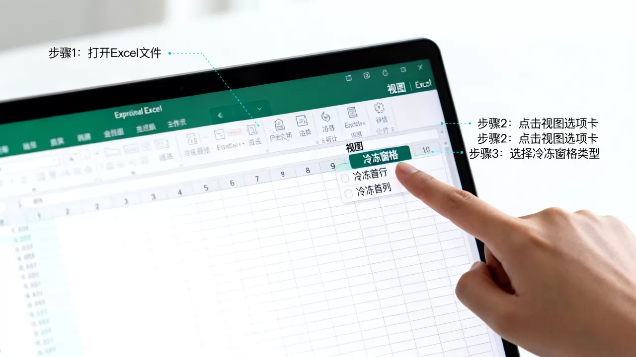 Excel冷冻窗格怎么正确使用？，怎么设置