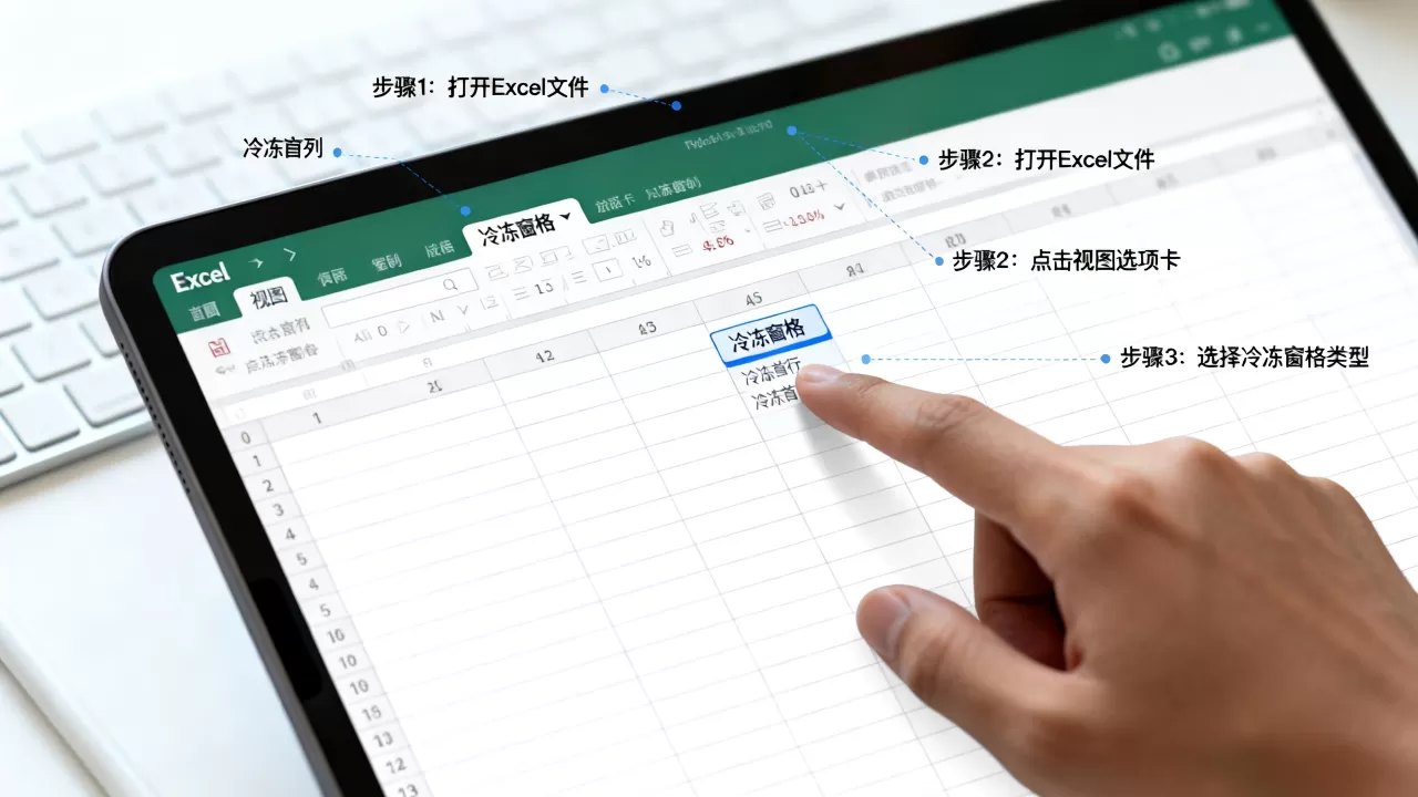 Excel冷冻窗格怎么正确使用？，怎么设置