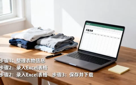 如何用excel制作衣服清单，怎么下载？
