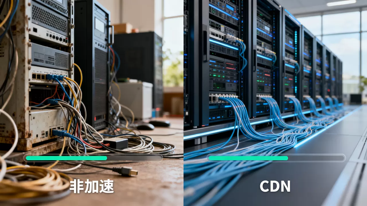 非加速和CDN的区别是什么，哪个比较好？