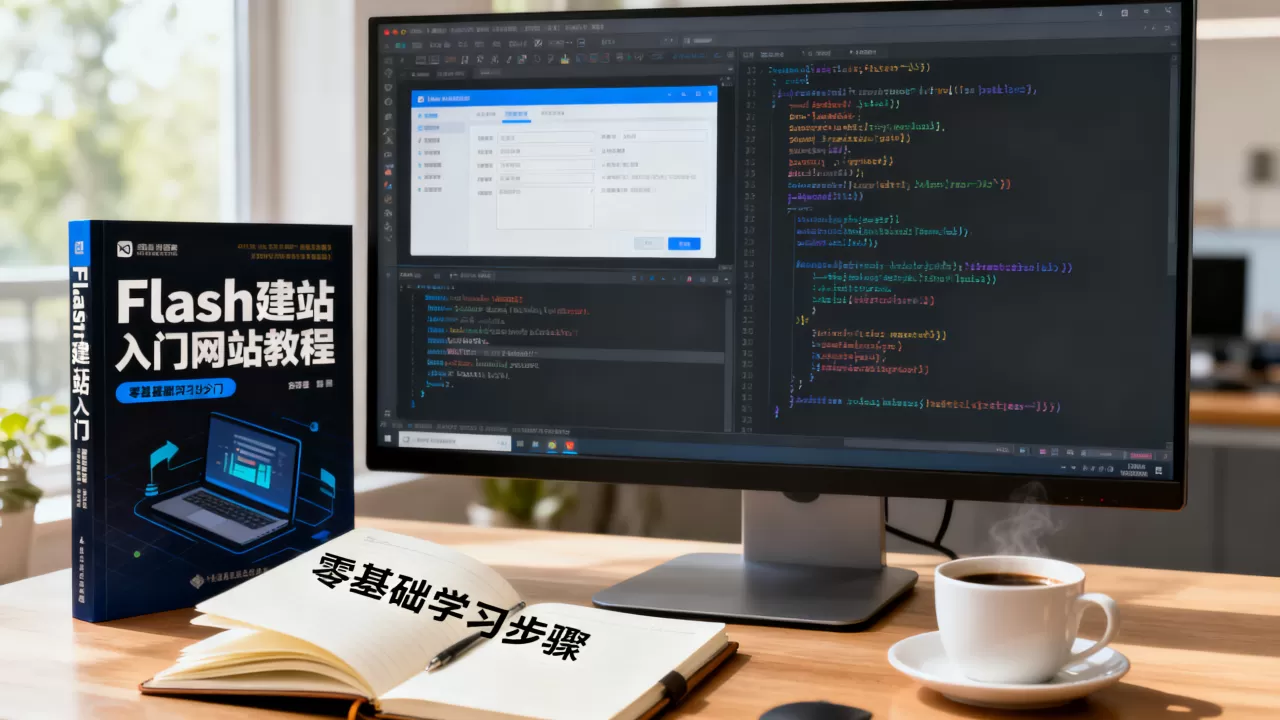 flash建网站教程难吗，零基础能学吗？