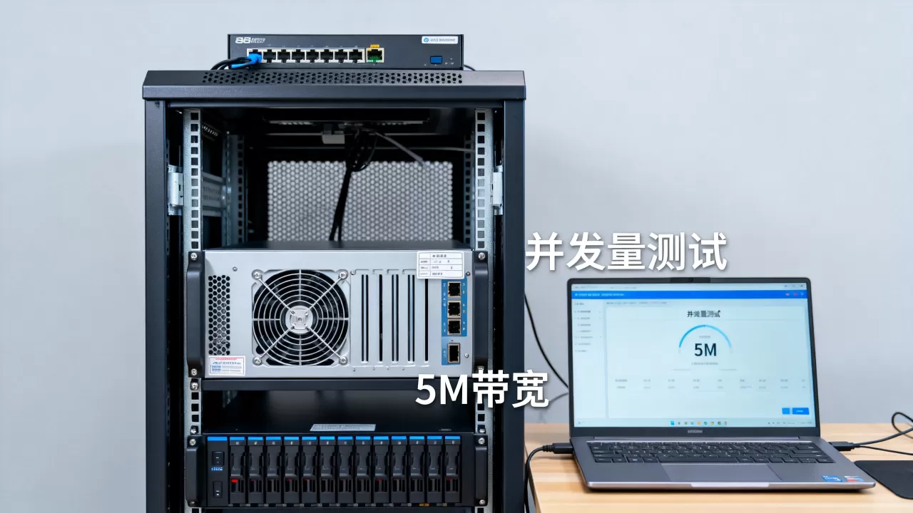 服务器5m能承受多少并发？，并发量怎么测试