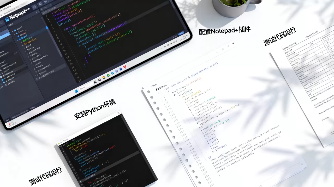 nodpad python怎么用，如何配置？