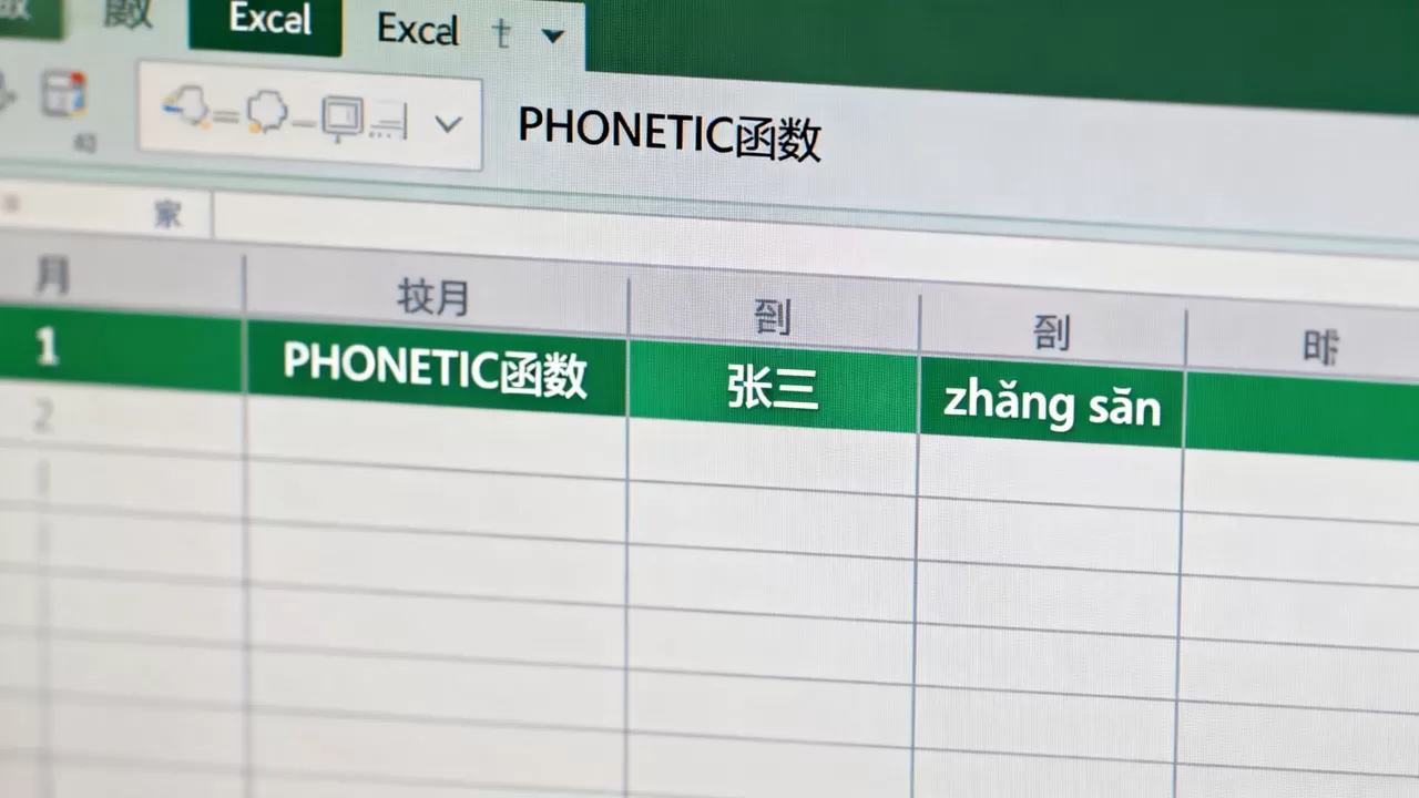 在Excel中的phonetic函数到底怎么用,都有哪些具体用途呢 在Excel中的phonetic函数到底怎么用,都有哪些具体用途呢