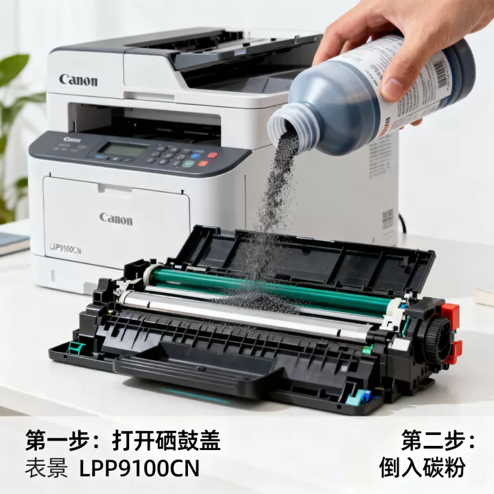 佳能lbp9100cdn怎么加粉?,如何加粉 佳能lbp9100cdn怎么加粉?,如何加粉