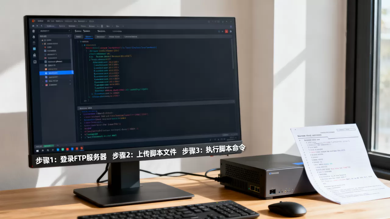 FTP服务器如何执行脚本，具体操作步骤都有哪些？