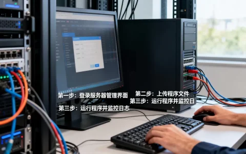 服务器跑一个程序具体怎么操作？，详细步骤？