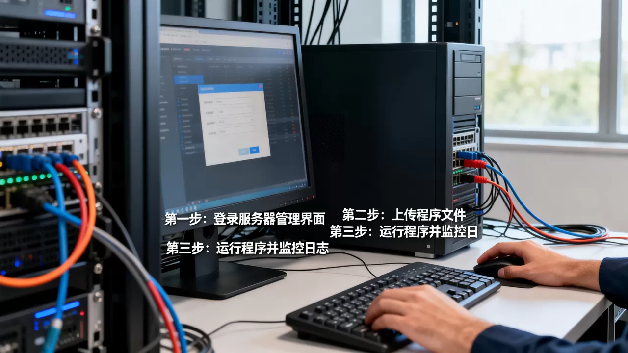 服务器跑一个程序具体怎么操作?,详细步骤? 服务器跑一个程序具体怎么操作?,详细步骤?