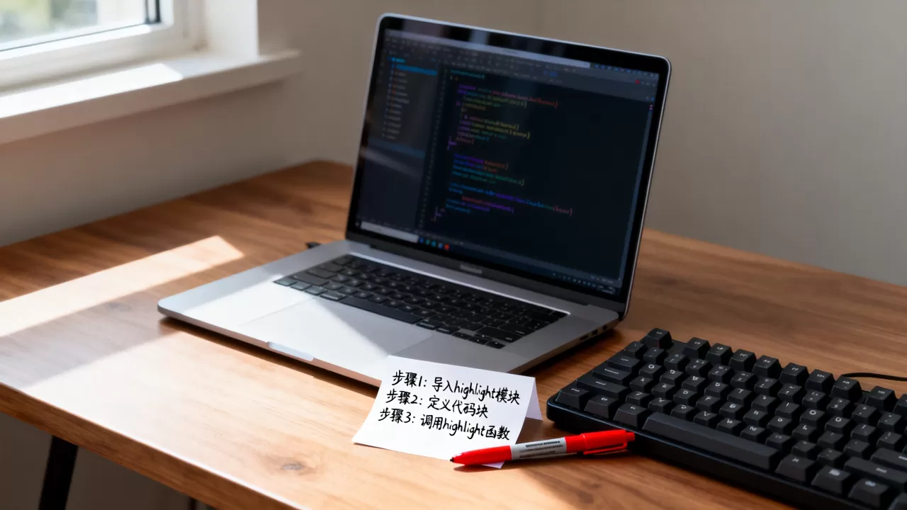 Python highlight怎么用，实现步骤有哪些？