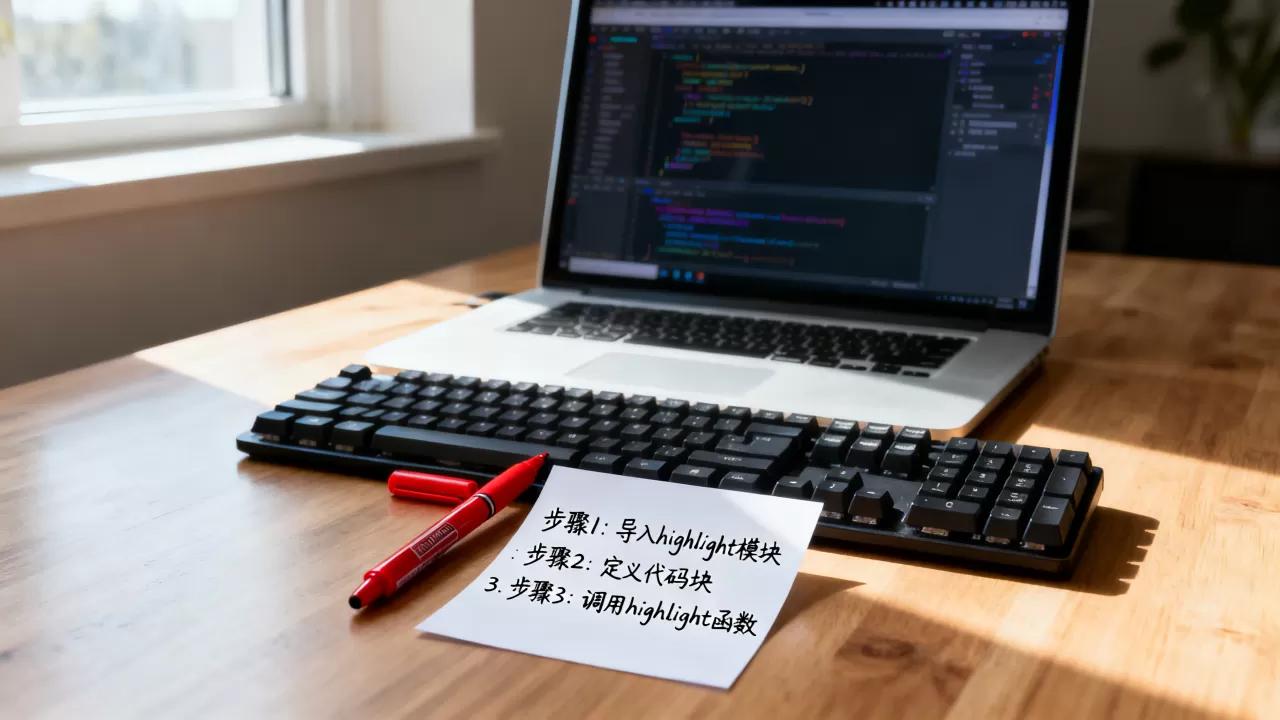 Python highlight怎么用，实现步骤有哪些？
