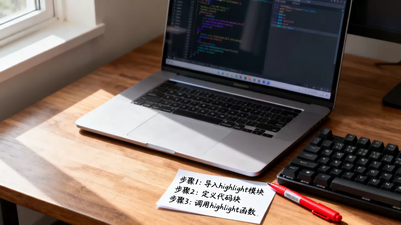 Python highlight怎么用，实现步骤有哪些？
