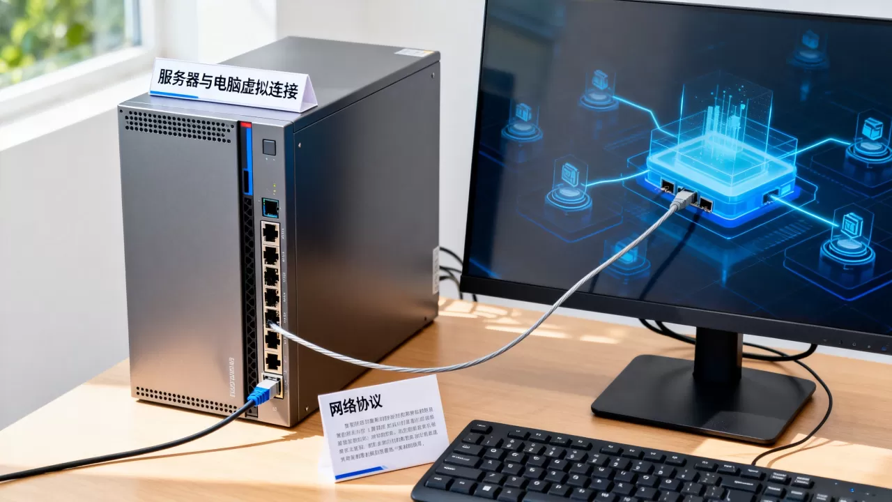 服务器和电脑能虚拟到一块使用吗，如何实现？