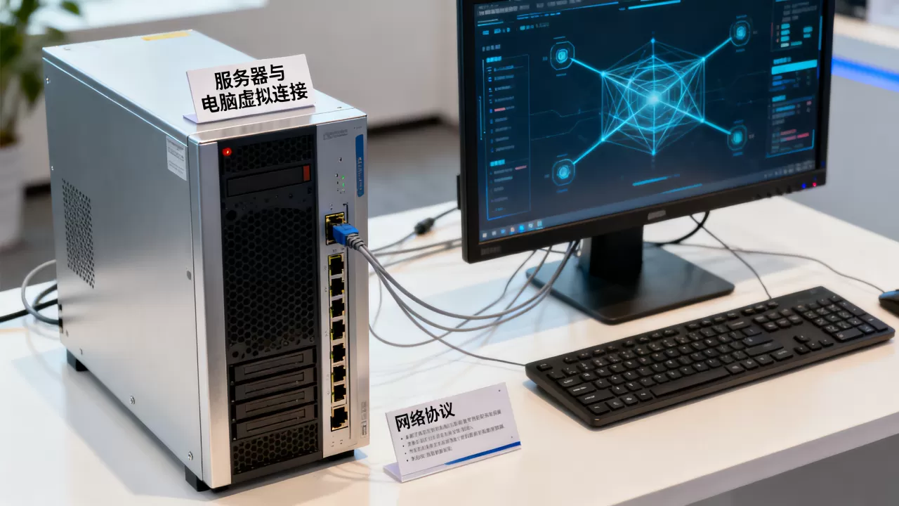 服务器和电脑能虚拟到一块使用吗，如何实现？