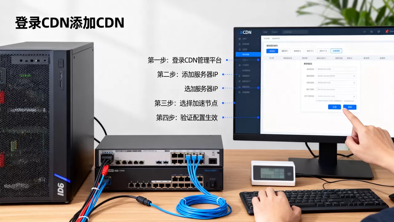 服务器如何添加CDN，具体操作步骤有哪些？