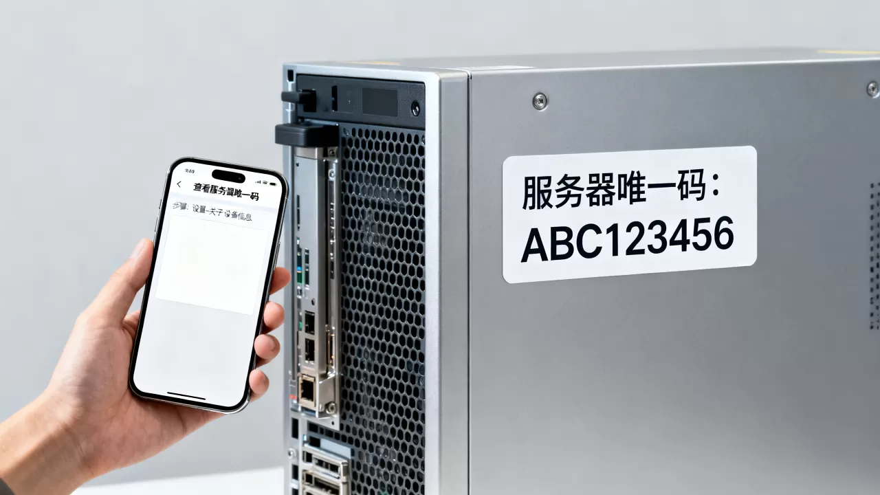 服务器唯一码到底是什么，怎么查看服务器唯一码